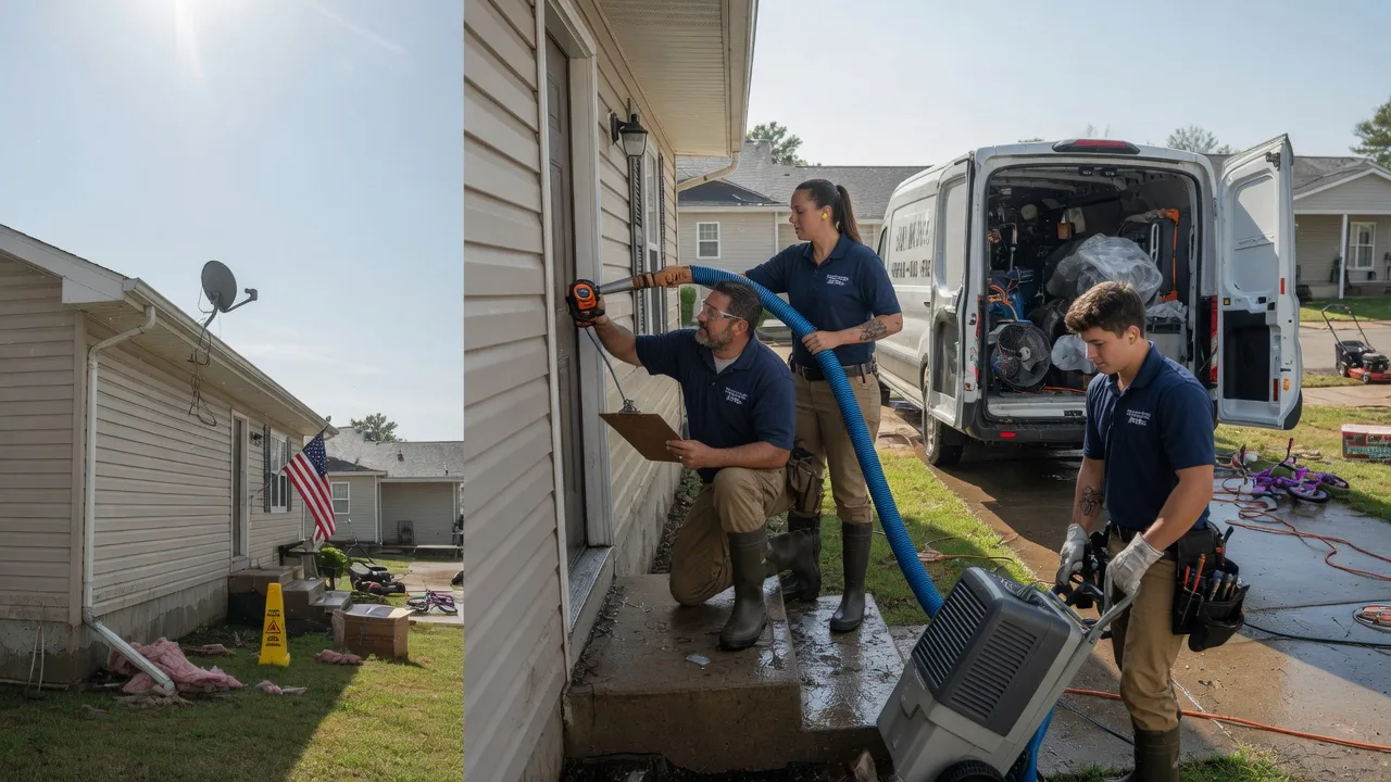 Ceiling Water Damage Restoration in Mendenhall, MS near me